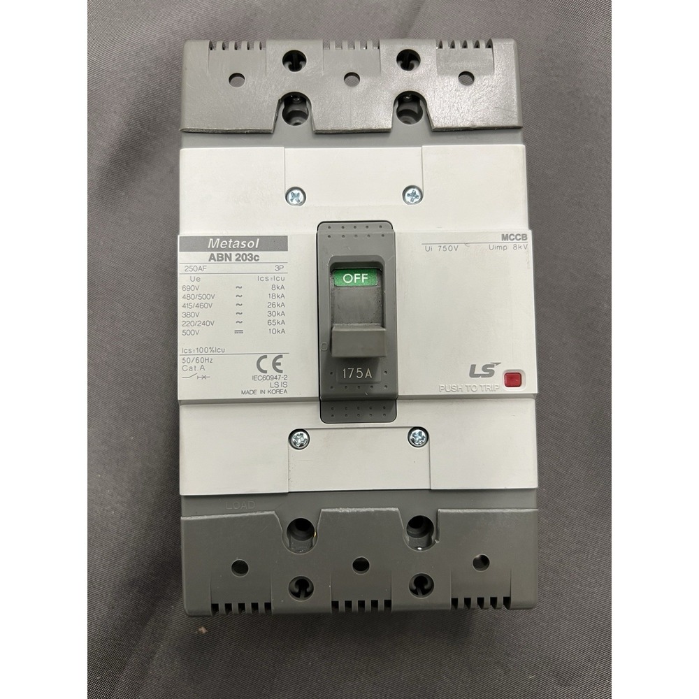 LS metasol ABN 203C 250AF MCCB Molded Case Circuit Breaker ABN 203C 250AF